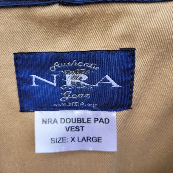 NRA National Rifle Association Double Pad Shooting and Game Vest Men's Size XL - Picture 4 of 7